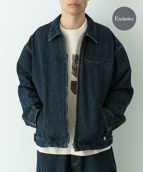 Sonny Label / サニーレーベル Gジャン・デニムジャケット | 『別注』RED KAP×Sonny Label　デニムジップブルゾン（ワンウォッシュ）