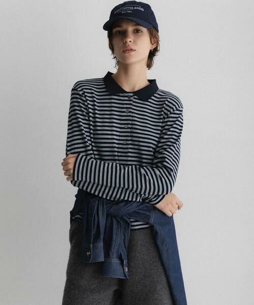 Sonny Label / サニーレーベル ポロシャツ | マルチボーダースムースポロシャツ | 詳細13
