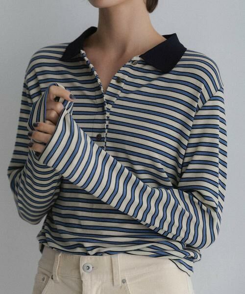 Sonny Label / サニーレーベル ポロシャツ | マルチボーダースムースポロシャツ | 詳細20