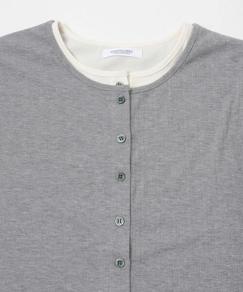 Sonny Label / サニーレーベル Tシャツ | 汗ジミ防止レイヤードライクカットプルオーバー | 詳細29