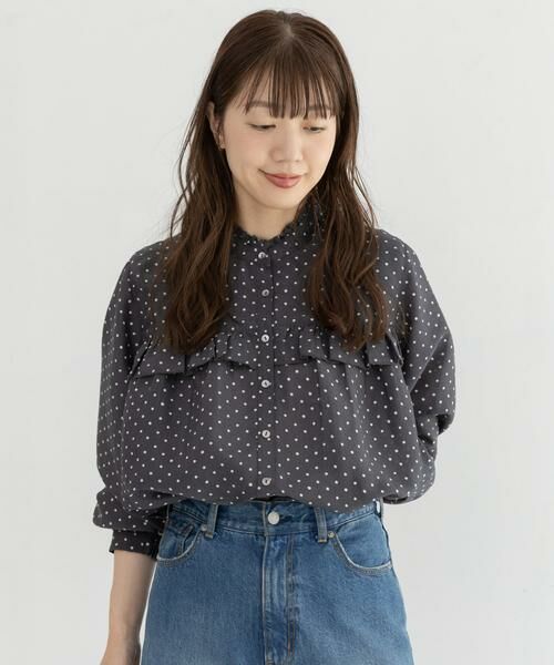 Sonny Label / サニーレーベル シャツ・ブラウス | 『WEB限定』ドットフリルブラウス | 詳細12