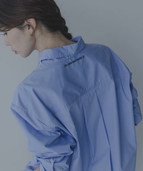 Sonny Label / サニーレーベル シャツ・ブラウス | エンブロイダリーアソートストライプシャツ | 詳細6