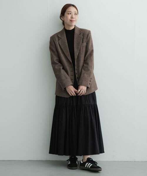 Sonny Label / サニーレーベル ロング・マキシ丈スカート | コットンギャザーティアードスカート | 詳細5
