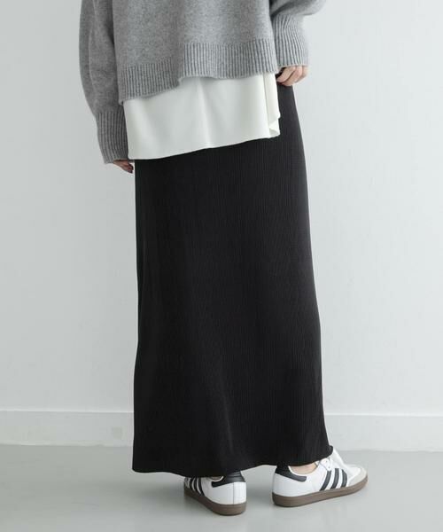 Sonny Label / サニーレーベル ロング・マキシ丈スカート | 高密度マイクロプリーツイージースカート | 詳細4