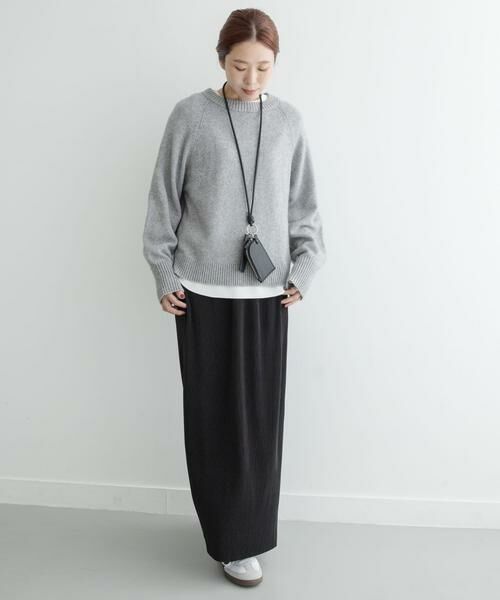 Sonny Label / サニーレーベル ロング・マキシ丈スカート | 高密度マイクロプリーツイージースカート | 詳細6