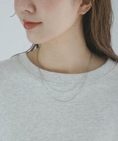 Sonny Label / サニーレーベル ネックレス・ペンダント・チョーカー | ステンレス二連ナローネックレス
