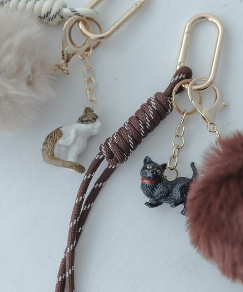 Sonny Label / サニーレーベル キーホルダー・ストラップ | CAT AND FAKEFUR CHARM | 詳細3