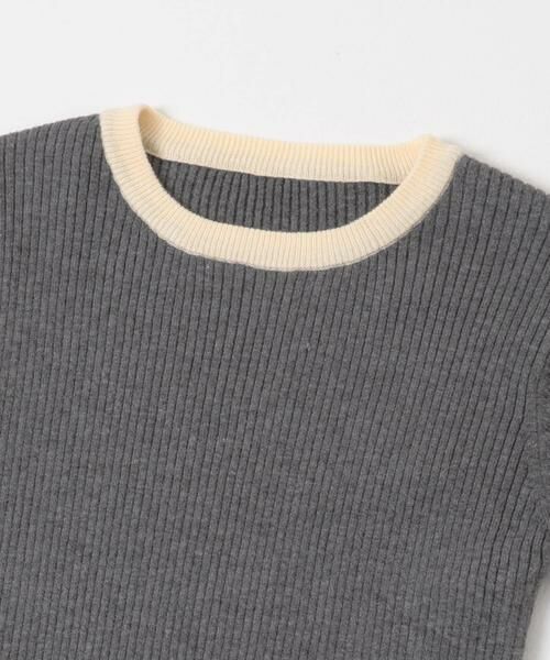 Sonny Label / サニーレーベル ニット・セーター | 静電防止フリルクルーネックリブニットプルオーバー | 詳細21