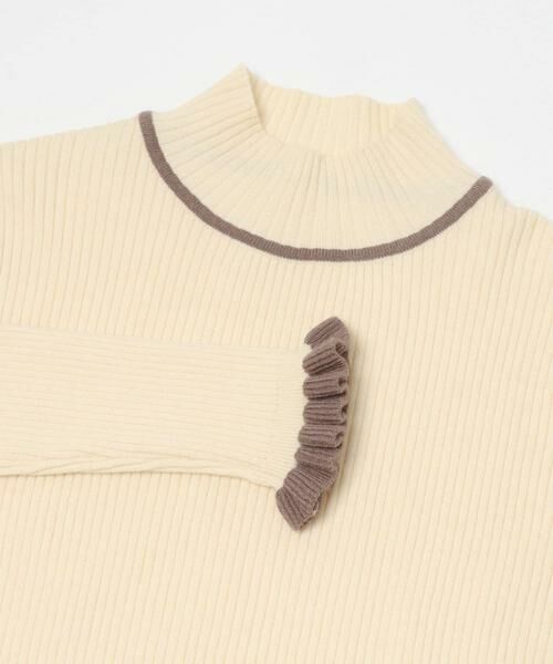 Sonny Label / サニーレーベル ニット・セーター | 静電防止フリルハイネックリブニットプルオーバー | 詳細19