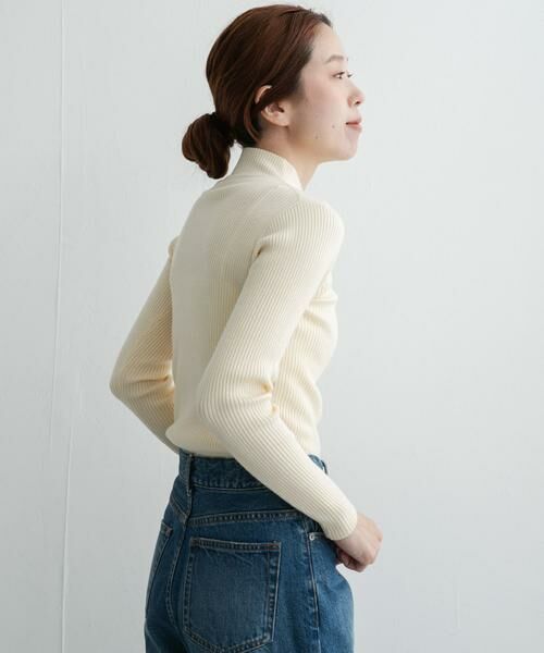 Sonny Label / サニーレーベル ニット・セーター | 静電防止ハイネックリブニットプルオーバー | 詳細13
