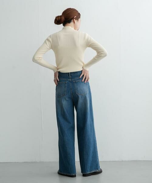 Sonny Label / サニーレーベル ニット・セーター | 静電防止ハイネックリブニットプルオーバー | 詳細15