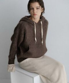 Sonny Label / サニーレーベル ニット・セーター | フーディシャギーニットプルオーバー