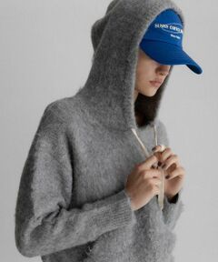 Sonny Label / サニーレーベル ニット・セーター | フーディシャギーニットプルオーバー