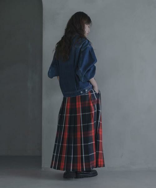 Sonny Label / サニーレーベル ロング・マキシ丈スカート | チェックプリーツイージースカート | 詳細24