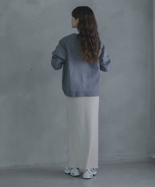Sonny Label / サニーレーベル ロング・マキシ丈スカート | ミラノリブIラインニットスカート | 詳細5