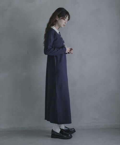 Sonny Label / サニーレーベル ワンピース | ニットポロワンピース | 詳細14
