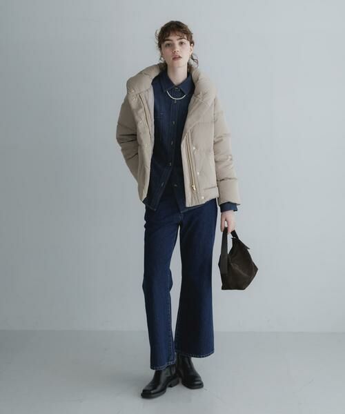 Sonny Label / サニーレーベル ダウンジャケット・ベスト | 撥水ショールカラーミディダウンコート | 詳細24