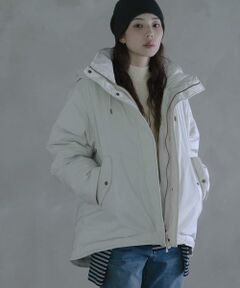 Sonny Label / サニーレーベル ダウンジャケット・ベスト | 撥水2WAYフーディスタンドダウンコート