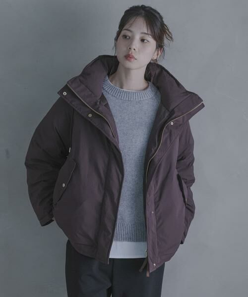 Sonny Label / サニーレーベル ダウンジャケット・ベスト | 撥水2WAYフーディスタンドダウンコート | 詳細1