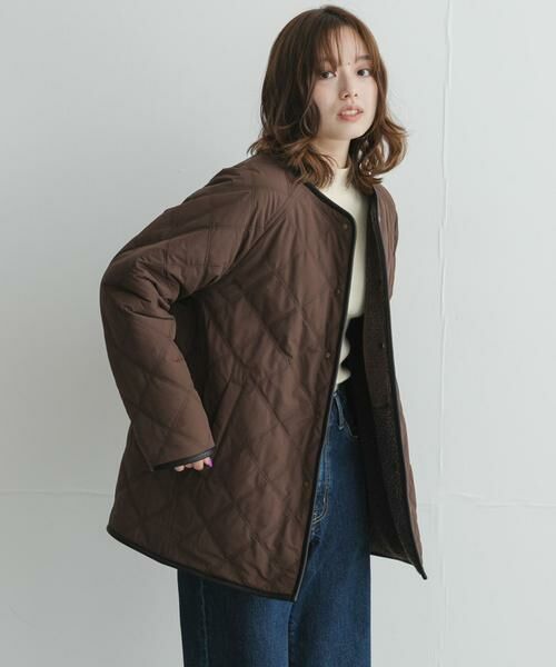 Sonny Label / サニーレーベル ダウンジャケット・ベスト | リバーシブルボア撥水キルティングコート | 詳細6