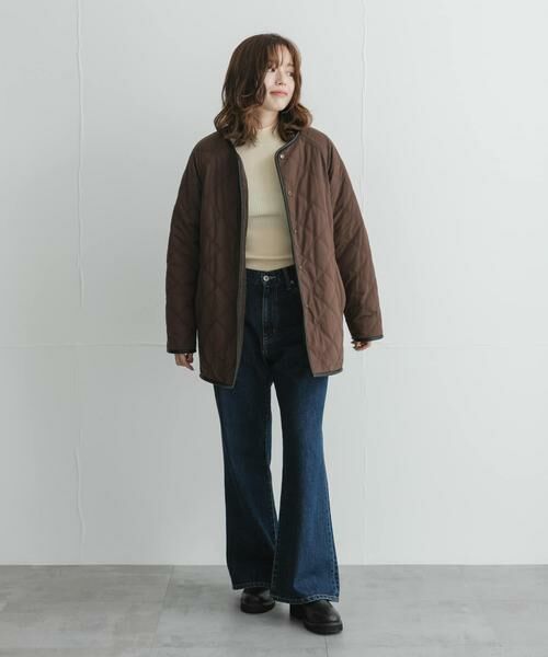 Sonny Label / サニーレーベル ダウンジャケット・ベスト | リバーシブルボア撥水キルティングコート | 詳細7