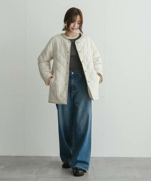 Sonny Label / サニーレーベル ダウンジャケット・ベスト | リバーシブルボア撥水キルティングコート | 詳細20
