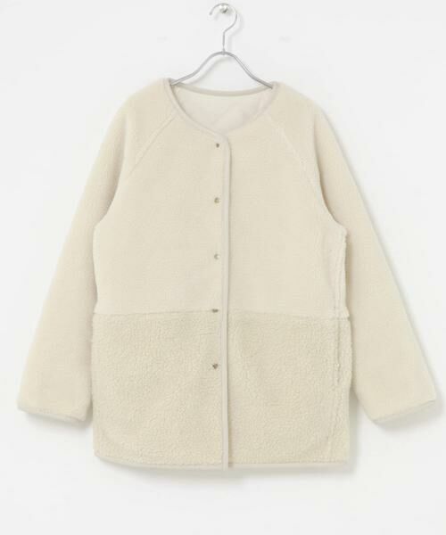 Sonny Label / サニーレーベル ダウンジャケット・ベスト | リバーシブルボア撥水キルティングコート | 詳細22
