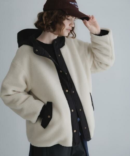 Sonny Label / サニーレーベル ダウンジャケット・ベスト | リバーシブルボア撥水ショートコート | 詳細2
