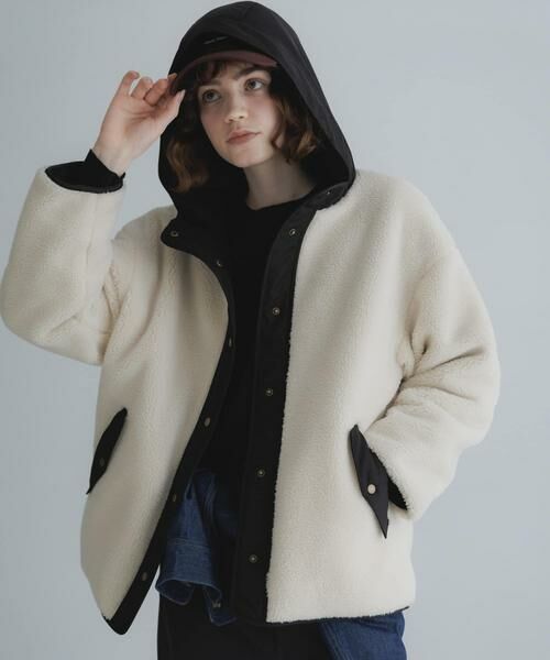 Sonny Label / サニーレーベル ダウンジャケット・ベスト | リバーシブルボア撥水ショートコート | 詳細5
