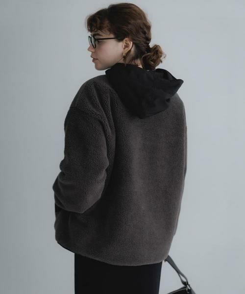 Sonny Label / サニーレーベル ダウンジャケット・ベスト | リバーシブルボア撥水ショートコート | 詳細25