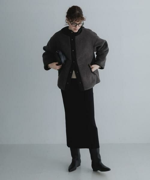 Sonny Label / サニーレーベル ダウンジャケット・ベスト | リバーシブルボア撥水ショートコート | 詳細26
