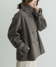 Sonny Label / サニーレーベル その他アウター | メルトンジャージースタンドカラーコート
