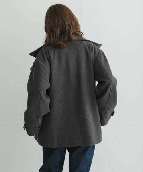 Sonny Label / サニーレーベル その他アウター | メルトンジャージースタンドカラーコート | 詳細26