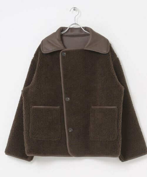 Sonny Label / サニーレーベル その他アウター | リバーシブルフェイクムートンボアコート | 詳細10