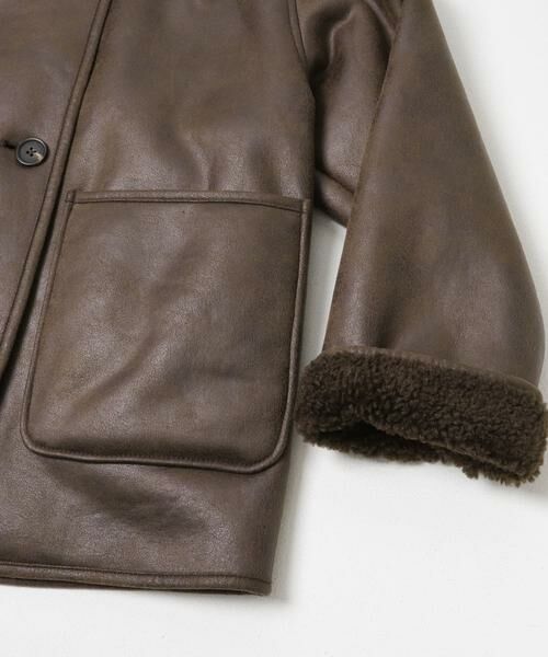 Sonny Label / サニーレーベル その他アウター | リバーシブルフェイクムートンボアコート | 詳細11