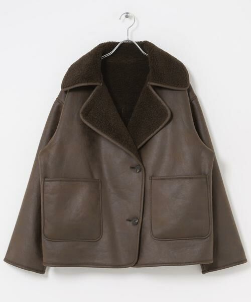Sonny Label / サニーレーベル その他アウター | リバーシブルフェイクムートンボアコート | 詳細9
