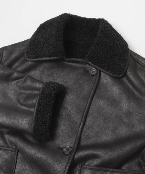Sonny Label / サニーレーベル その他アウター | リバーシブルフェイクムートンボアコート | 詳細24