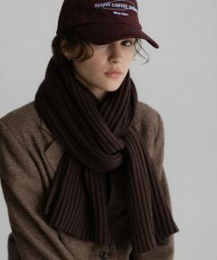 Sonny Label / サニーレーベル マフラー・ショール・スヌード・ストール | リブニットマフラー