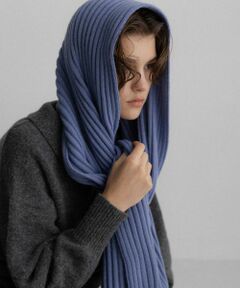 Sonny Label / サニーレーベル マフラー・ショール・スヌード・ストール | リブニットマフラー