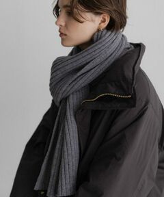 Sonny Label / サニーレーベル マフラー・ショール・スヌード・ストール | リブニットマフラー