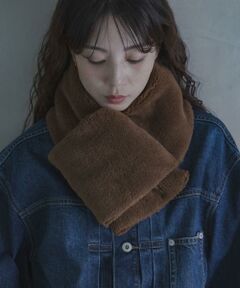Sonny Label / サニーレーベル マフラー・ショール・スヌード・ストール | リバーシブルダウンマフラー