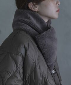 Sonny Label / サニーレーベル マフラー・ショール・スヌード・ストール | リバーシブルダウンマフラー