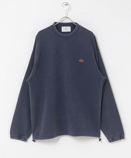 Sonny Label / サニーレーベル Tシャツ | ヴィンテージライクワッフルロングTシャツ | 詳細1
