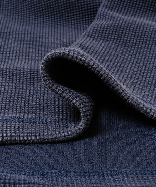 Sonny Label / サニーレーベル Tシャツ | ヴィンテージライクワッフルロングTシャツ | 詳細4