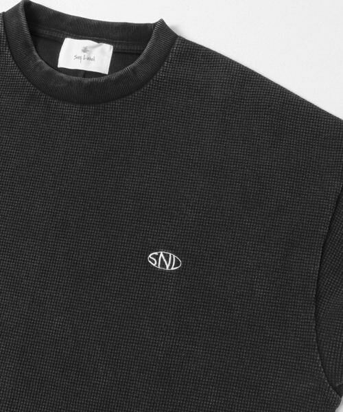 Sonny Label / サニーレーベル Tシャツ | ヴィンテージライクワッフルロングTシャツ | 詳細6