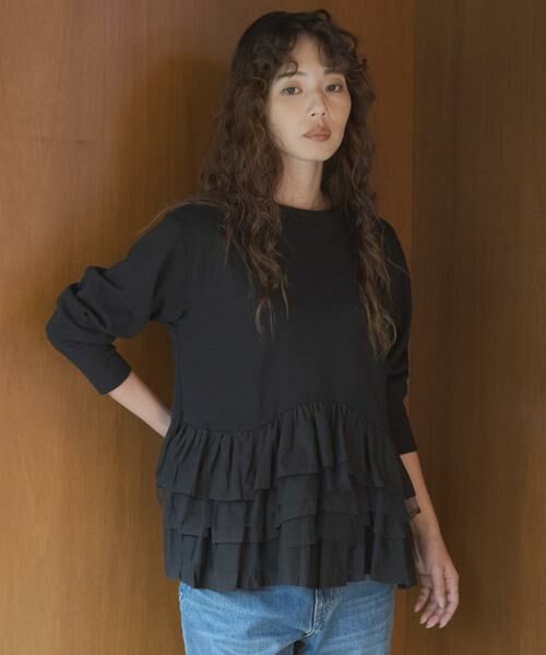 Sonny Label / サニーレーベル Tシャツ | 『WEB限定』ペプラムチュールフリルカットソー | 詳細11
