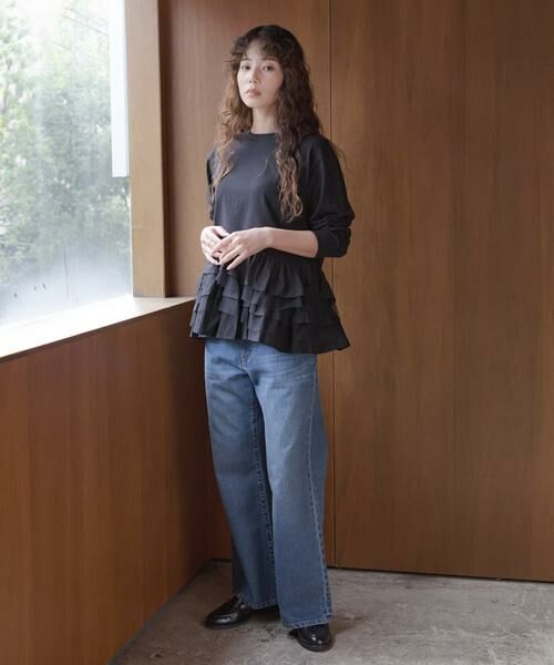 Sonny Label / サニーレーベル Tシャツ | 『WEB限定』ペプラムチュールフリルカットソー | 詳細14