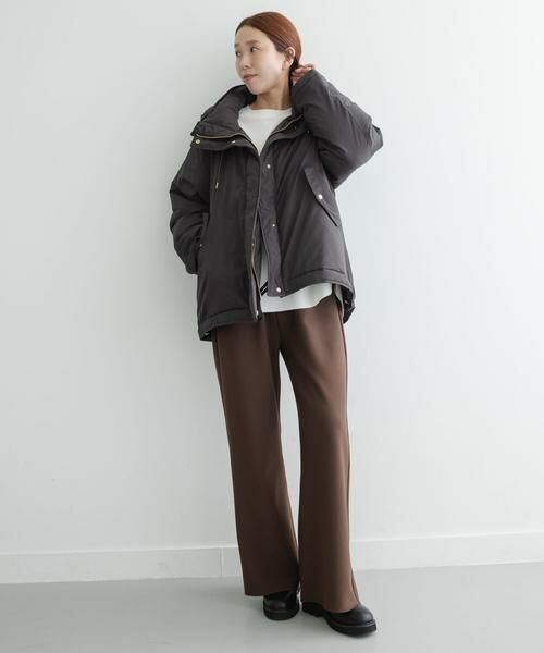 Sonny Label / サニーレーベル その他パンツ | ストレッチジョーゼットジャージーパンツ | 詳細5