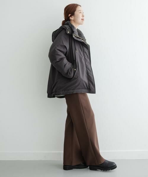 Sonny Label / サニーレーベル その他パンツ | ストレッチジョーゼットジャージーパンツ | 詳細6