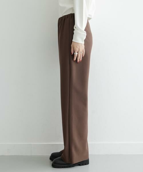 Sonny Label / サニーレーベル その他パンツ | ストレッチジョーゼットジャージーパンツ | 詳細9